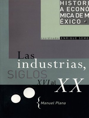 cover image of Las industrias, siglos XVI al XX
